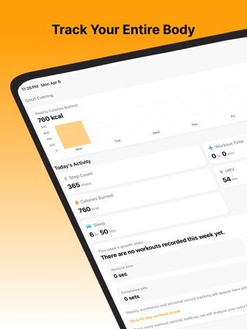 Athlentic: Workout Tracker iPad screenshot