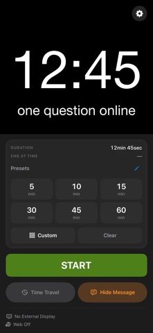 productionTimer screenshot