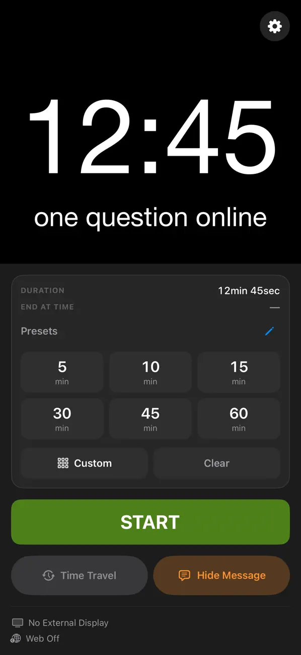 Screenshot #1 pour productionTimer