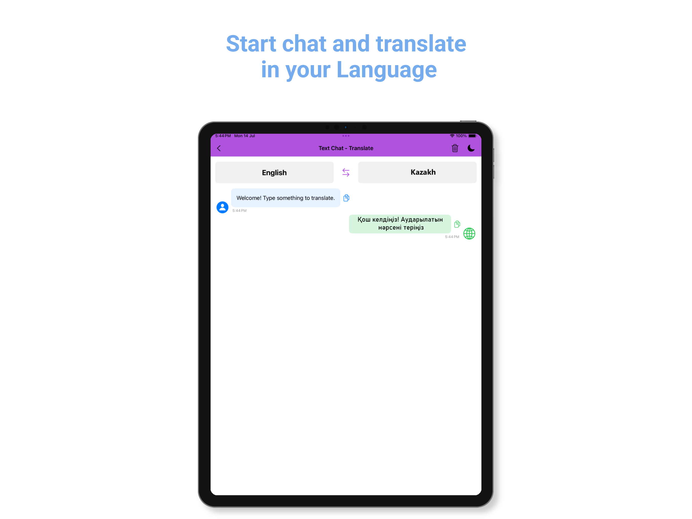 English - Kazakh Translator