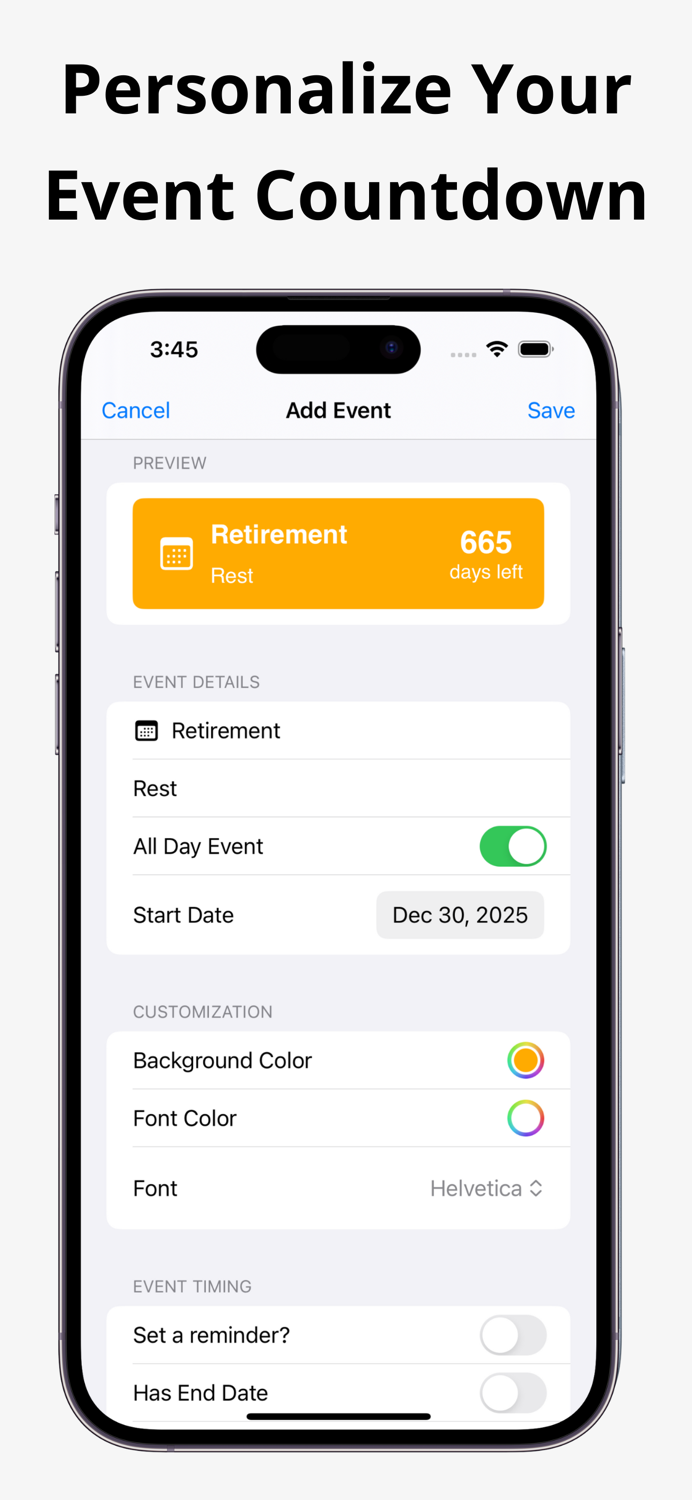 Countdown by Remindy