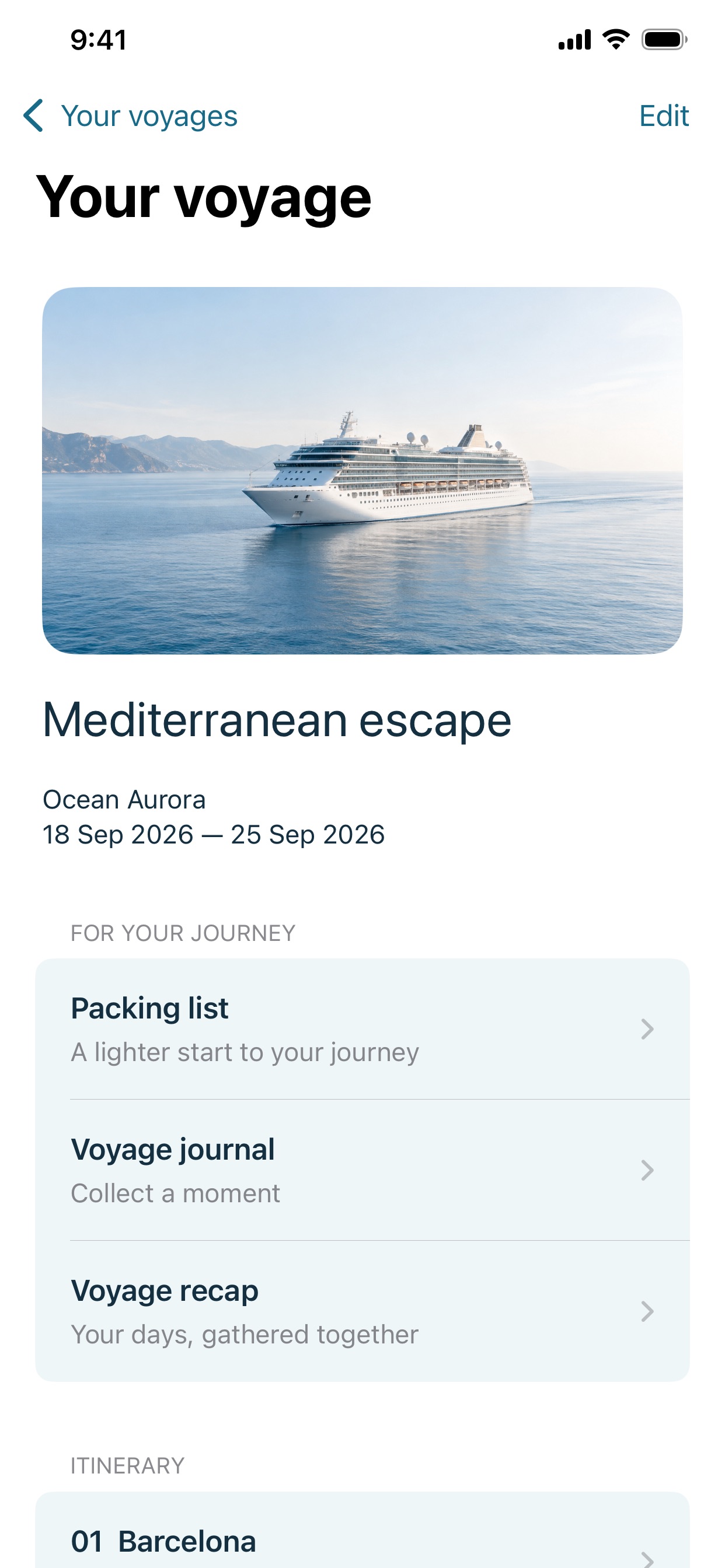 Screenshot 2 of Cruvy: Cruise Planner
