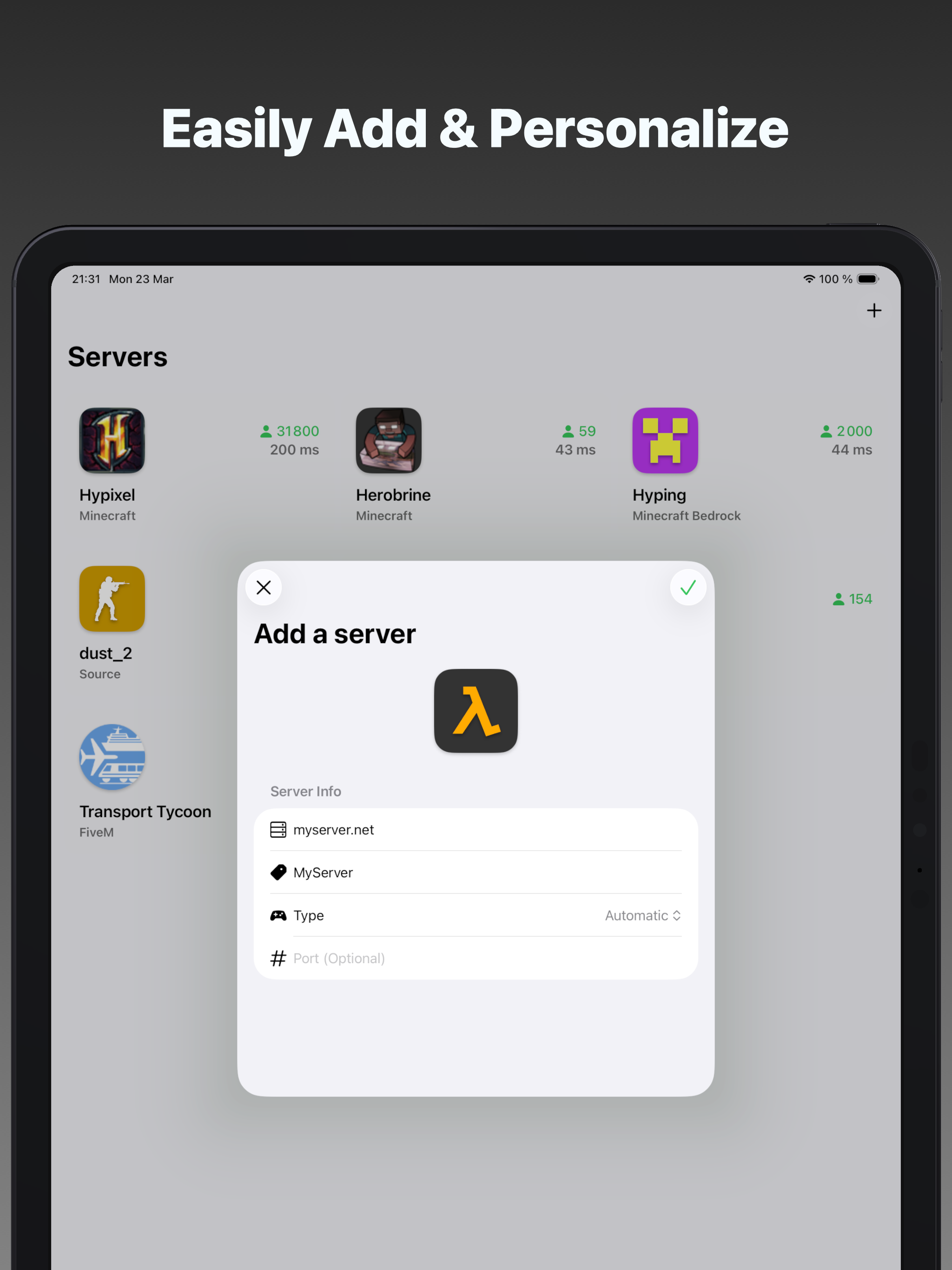 GamePing - Track game servers screenshot 8