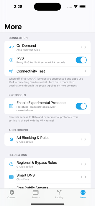 Rocket Proxy: Rule Based VPN Screenshot 4 of 6