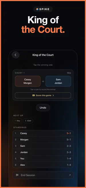 Volleyball Score Keeper: Spike screenshot 3
