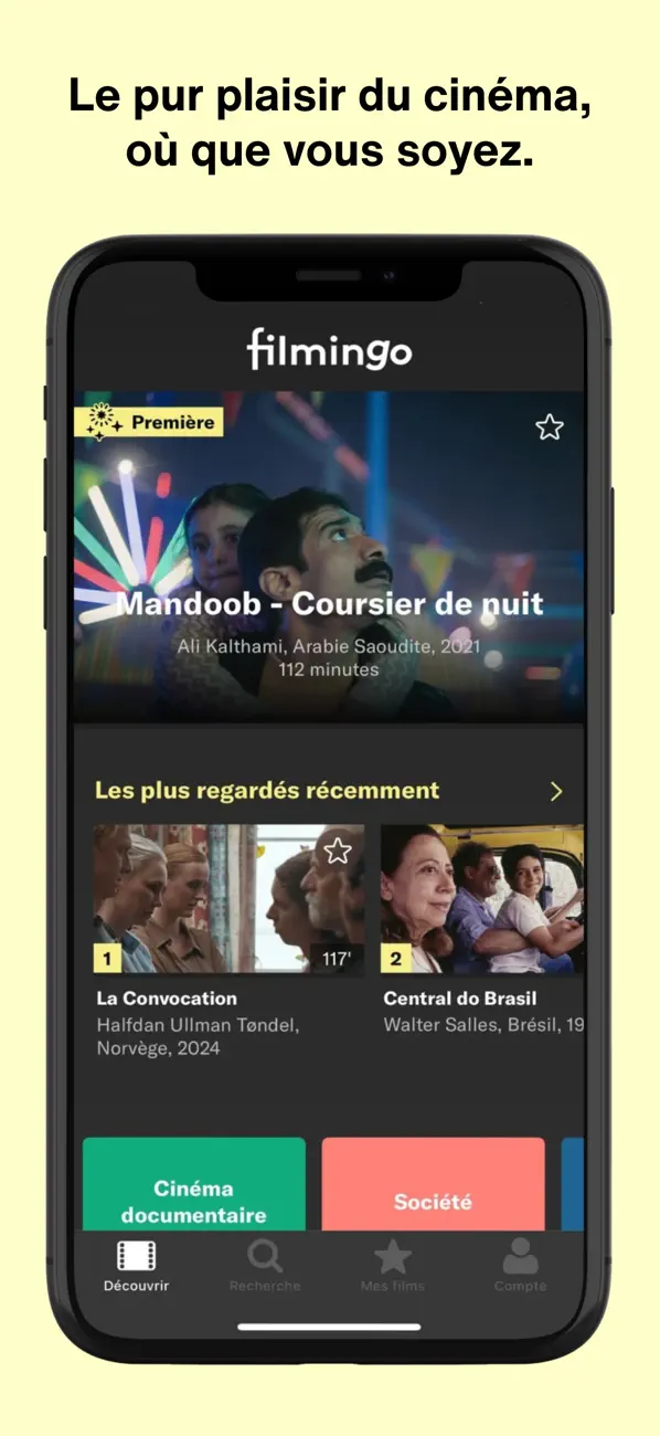 Screenshot #1 pour filmingo