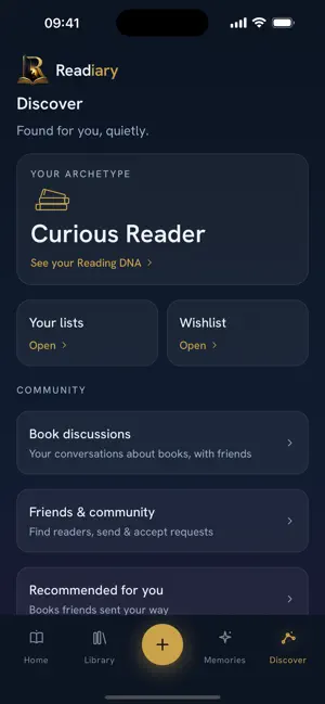 Readiary Reading Journal screenshot 1
