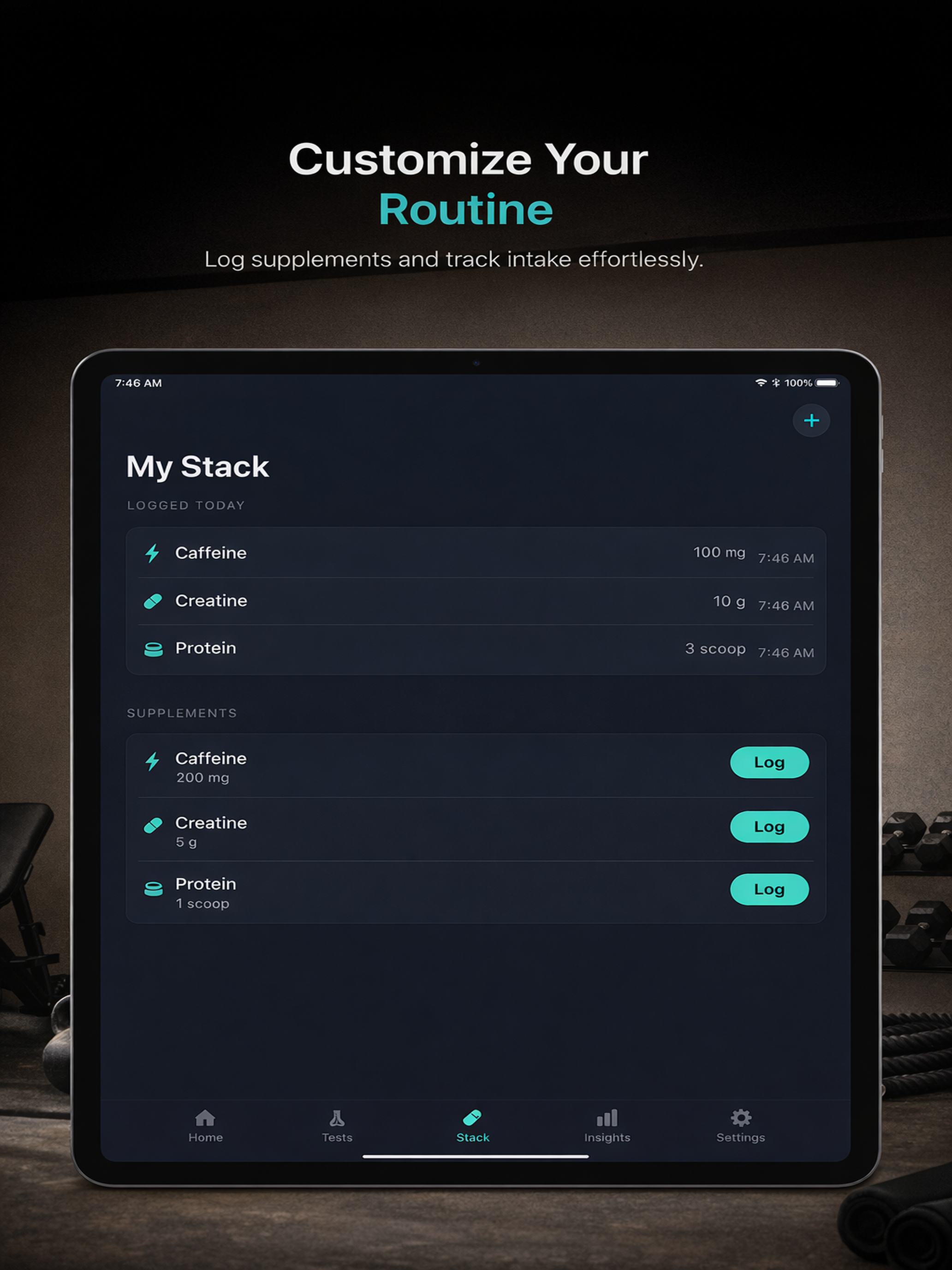 StackLab - Supplement Tracker