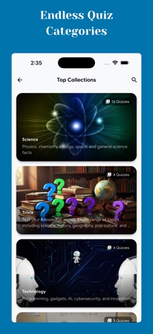 QuizzyBits: Trivia & Quiz Game Screenshot 2 of 6