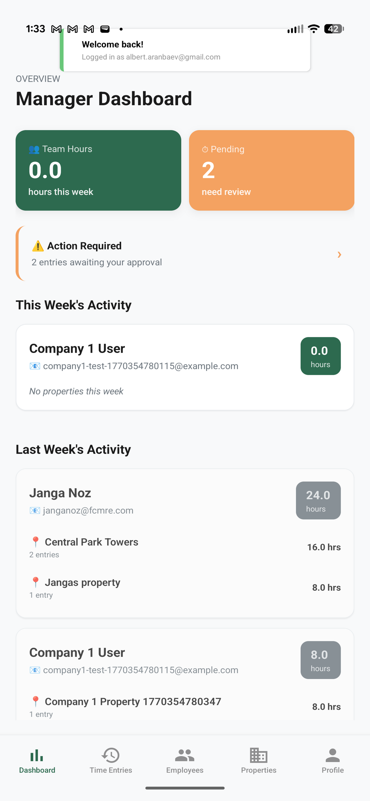 StaffClock App screenshot 5