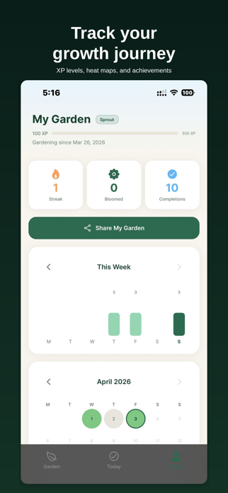 Bloom - Habit Garden Tracker Screenshot 5 of 6