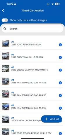 Nextlot Nexus Catalog iPhone screenshot