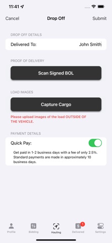 Boss Lady Couriers Driver Screenshot 4 of 5