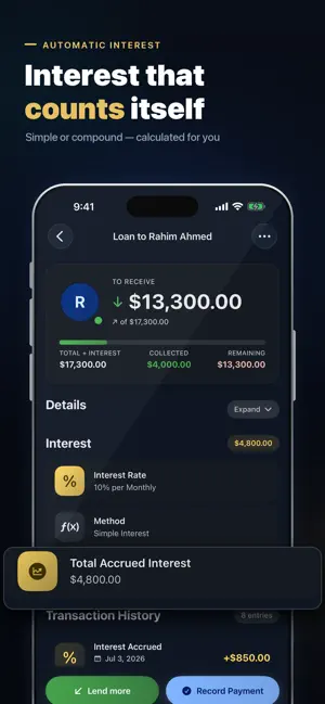 Debt Book - IOU & Loan Tracker screenshot 3