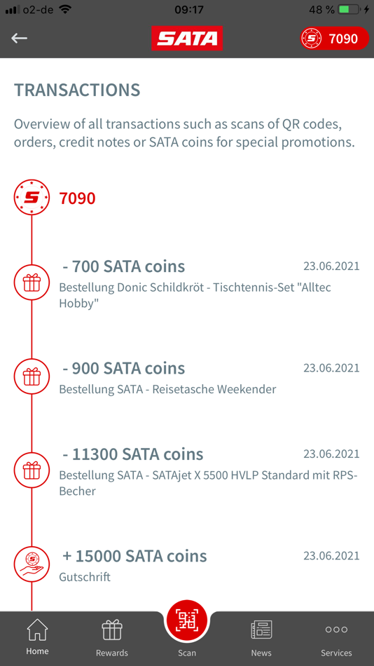 #6. SATA Loyalty App (iOS) By: SATA GmbH & Co. KG
