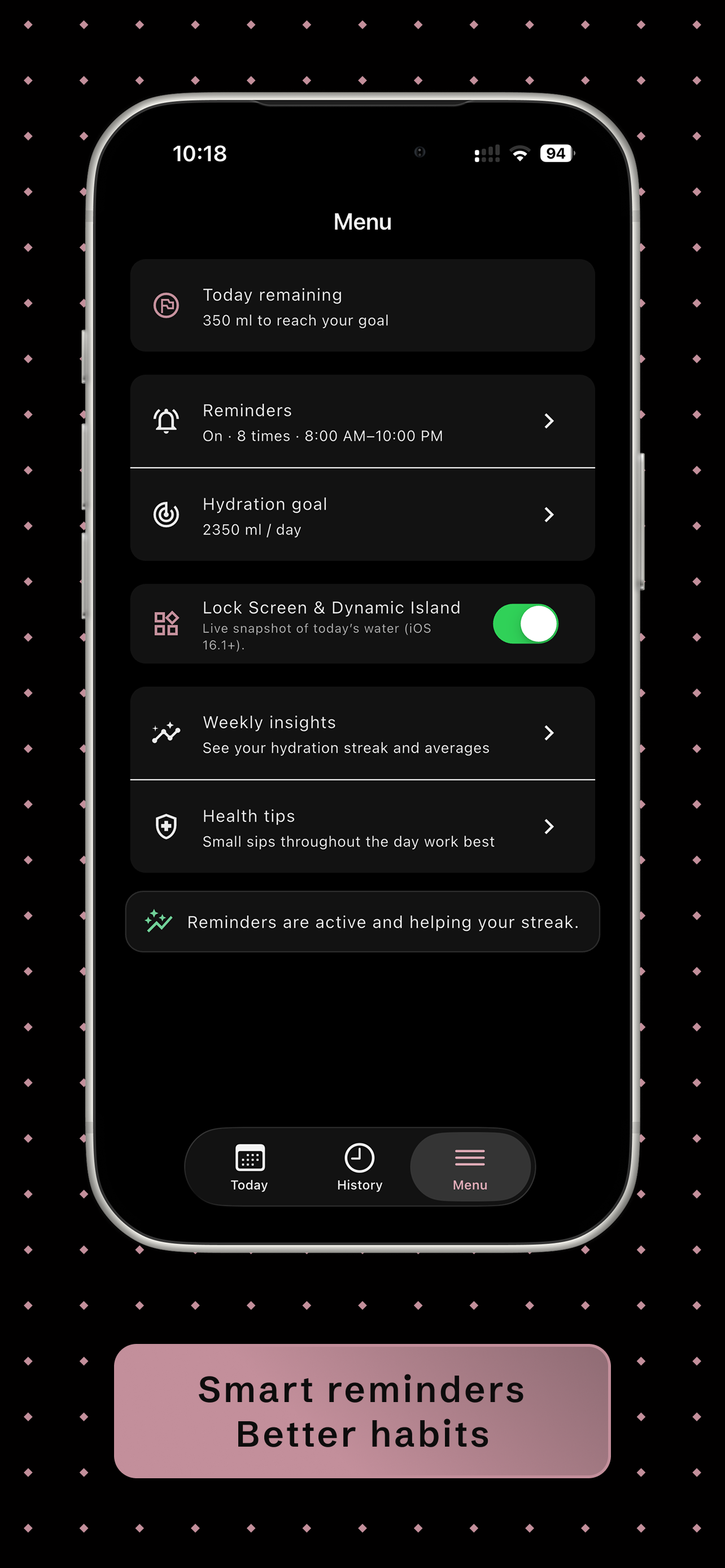 SipOrbit - Water tracker screenshot 4