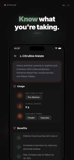 StackLog: Supplement Tracker screenshot 3