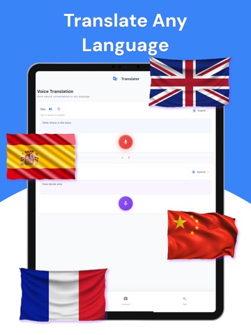Live Translator - Voice & Text iPad screenshot