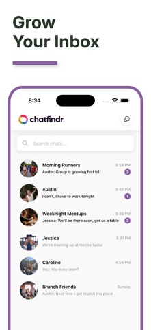 ChatFindr: Find Friends Nearby iPhone screenshot