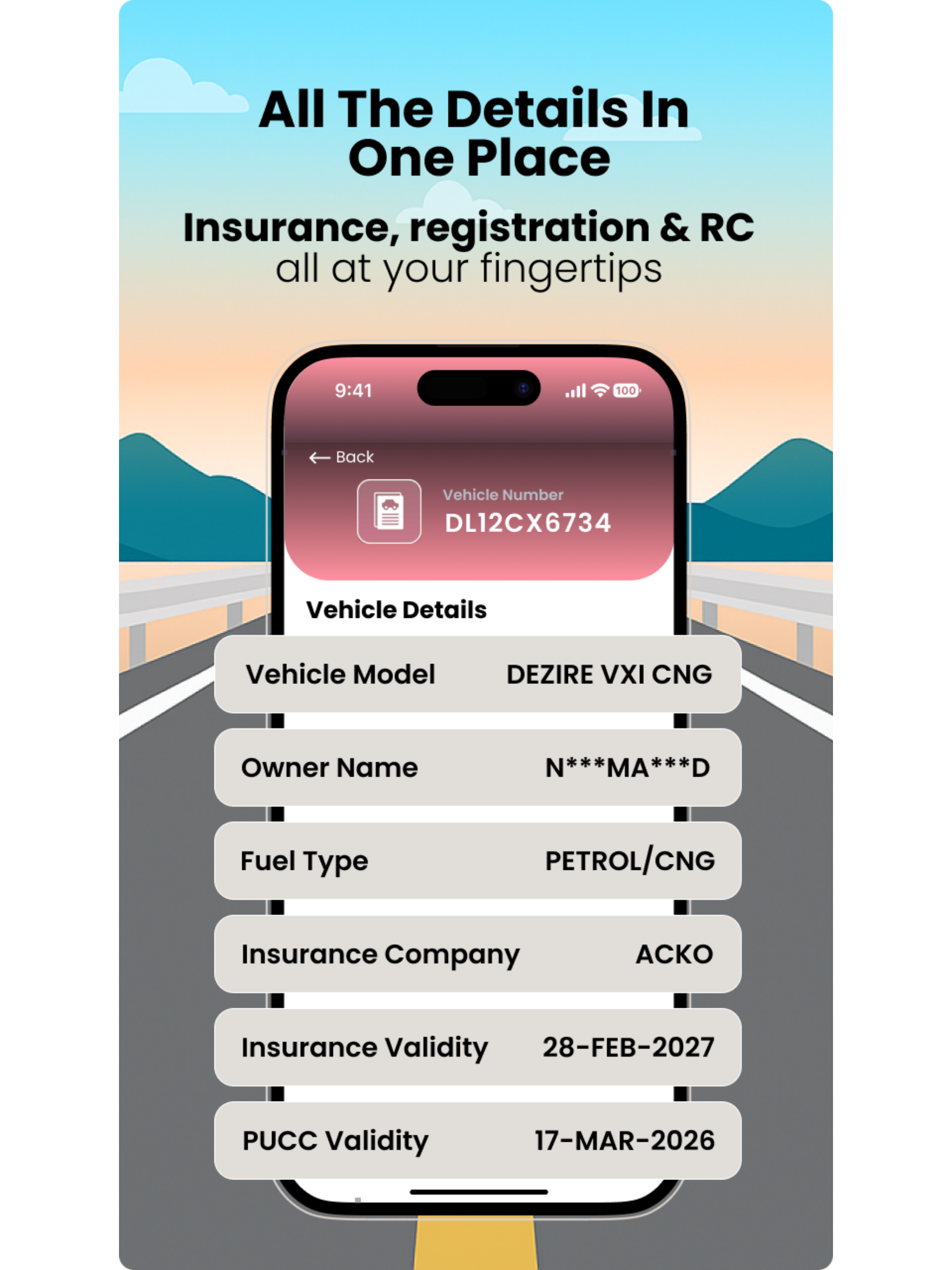Motoinfo - RTO, Challan App screenshot 7