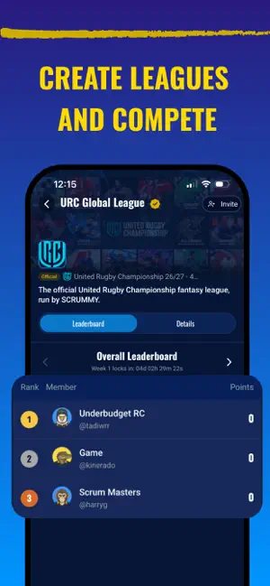 Scrummy - Fantasy Rugby screenshot 2