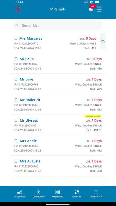 KIMS EHR Screenshot