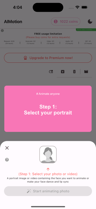 AIMotion: Lipsync & Animation Screenshot 2 of 7