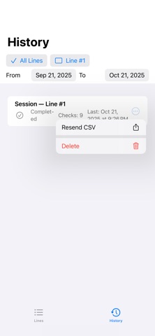 LineAudit Pro screenshot