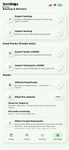 BiteMeal screenshot