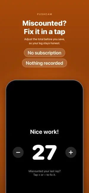 PushCam: Pushup Counter screenshot 2