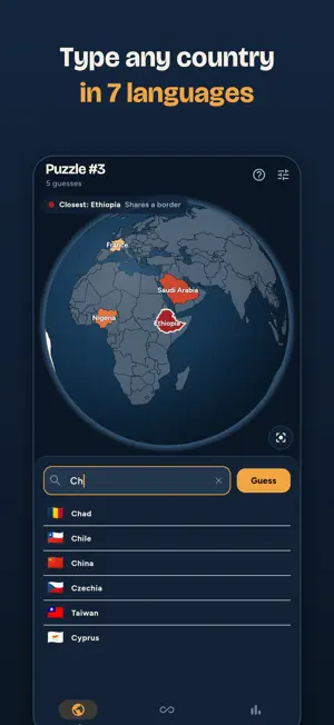 Hot Cold Globe: Geo Quiz Game screenshot 2