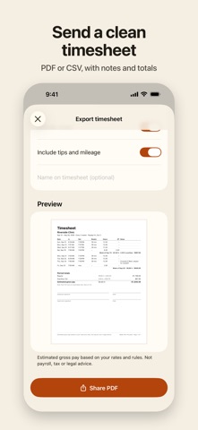Hourwell: Hours & Pay Tracker screenshot 7