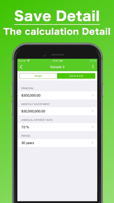Screenshot #3 pour Graph Compound Interest