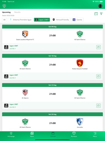 ASSE Officiel iPad screenshot 2