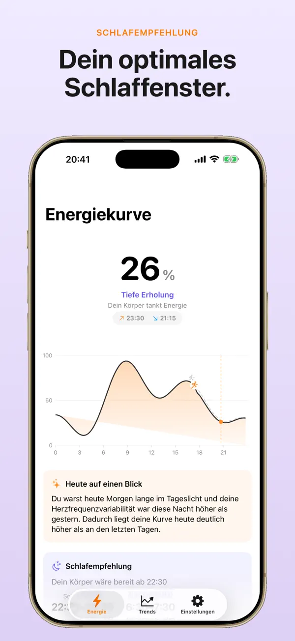 Circadian iPhone App Screenshot 4 – Gesundheit & Fitness