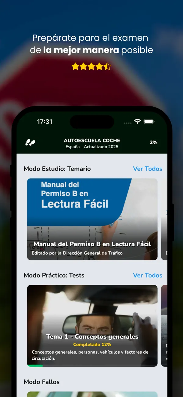 Screenshot #1 pour Autoescuela Online