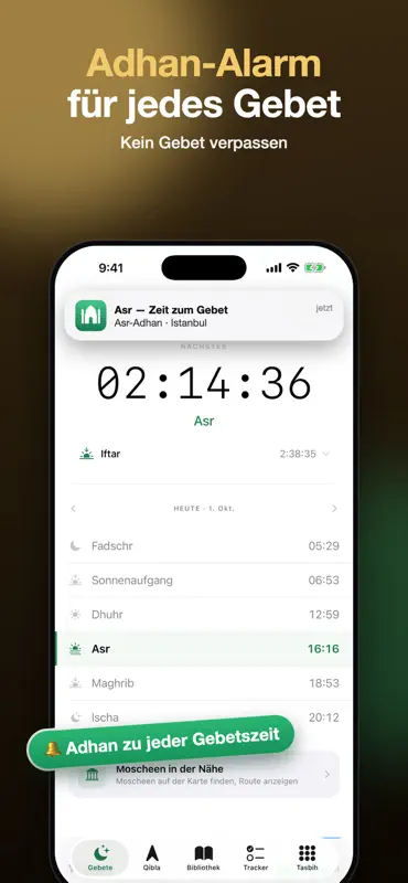 Namaz: Gebetszeiten & Koran screenshot 4 of 10