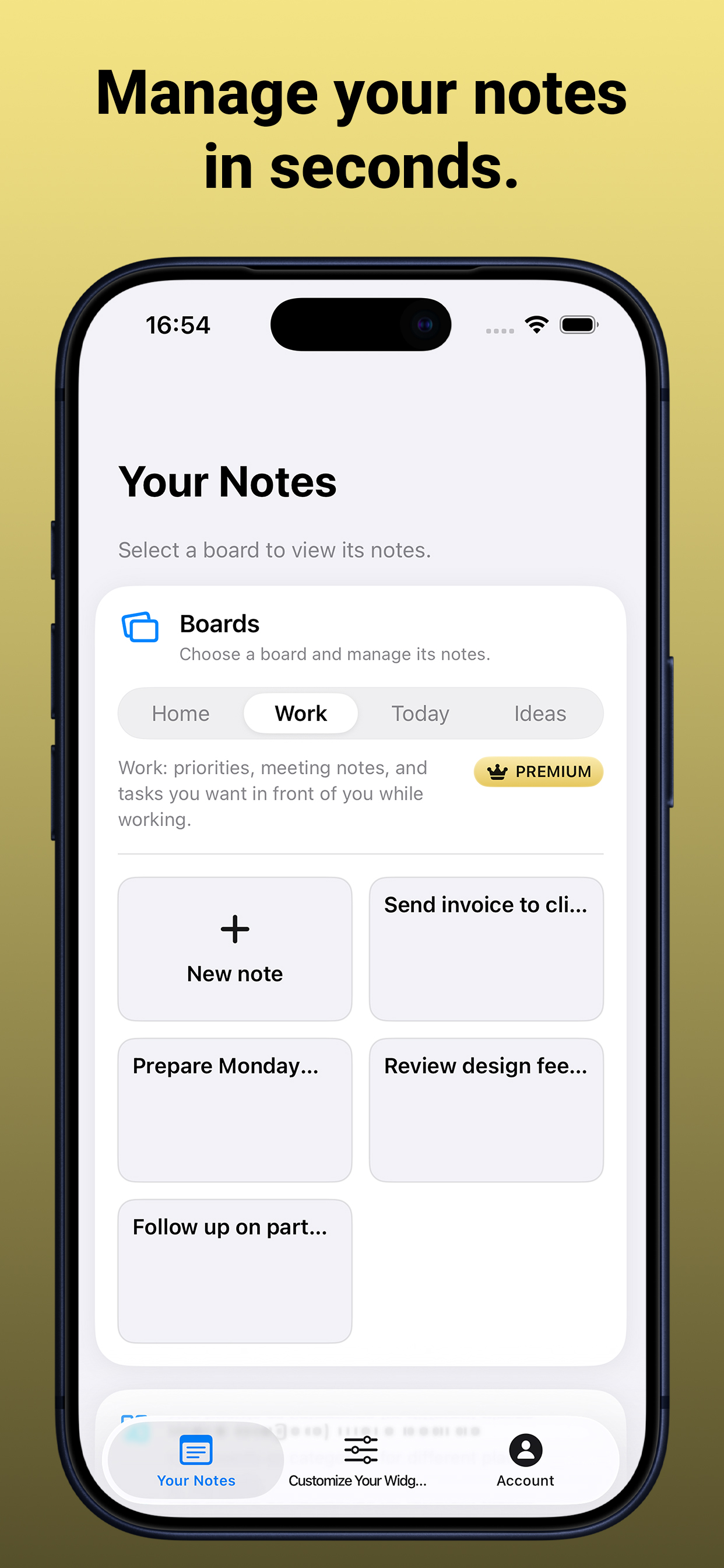 MemoWall – Notes & Widgets