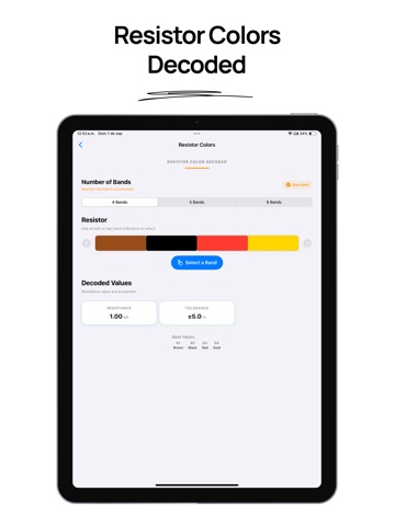Electronic Calculator: Amperio iPad screenshot