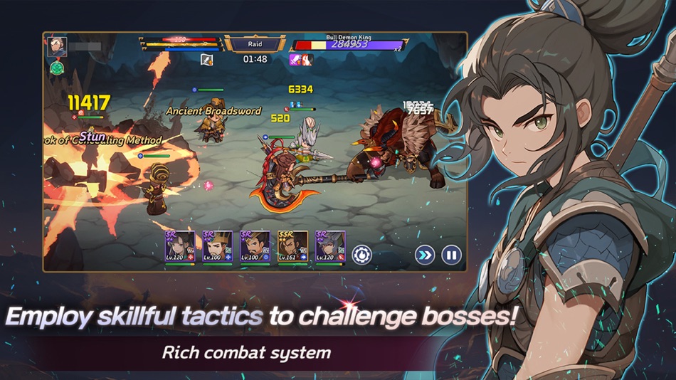 #4. Three Kingdoms Tempest (iOS) Podle: Game Duo Co.,Ltd.