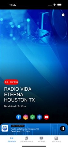 Radio Vida Eterna Houston TX screenshot