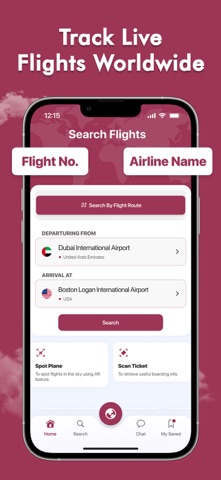 Spot Planes – 实时航班查询与定位 Map screenshot