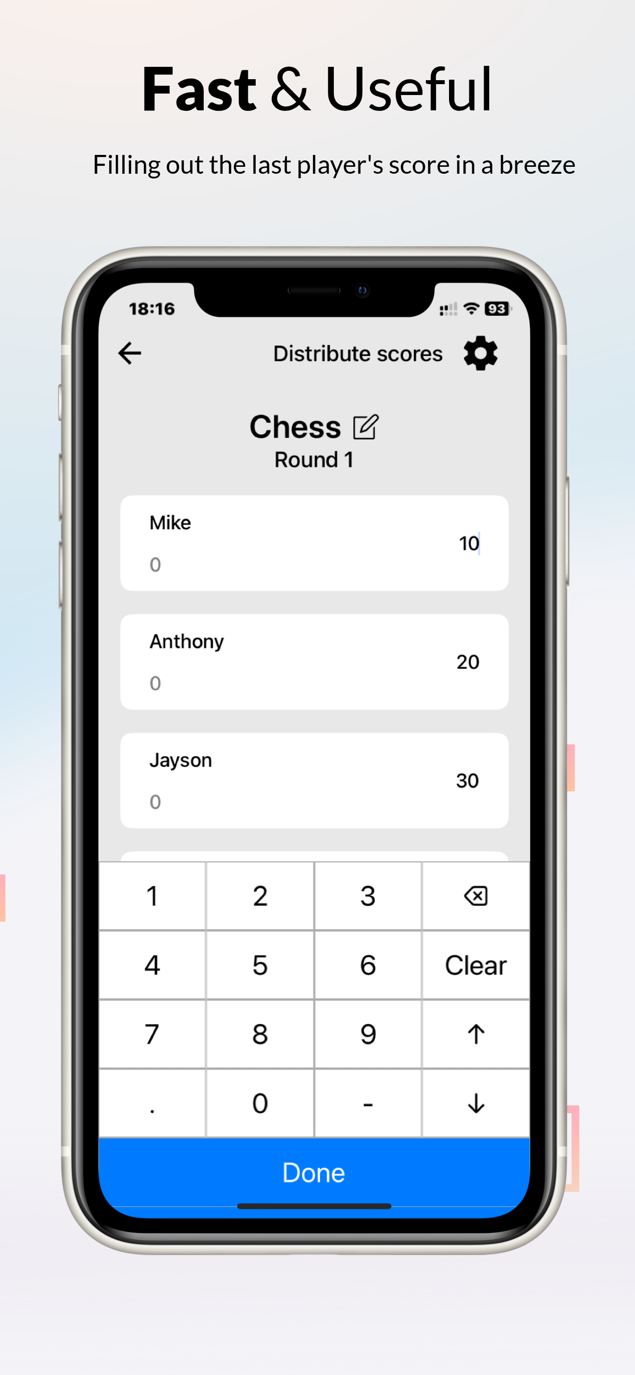 Zero Sum Scorekeeper Assistant screenshot 4