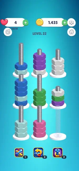 Nuts & Bolts Sorting Puzzle screenshot 2