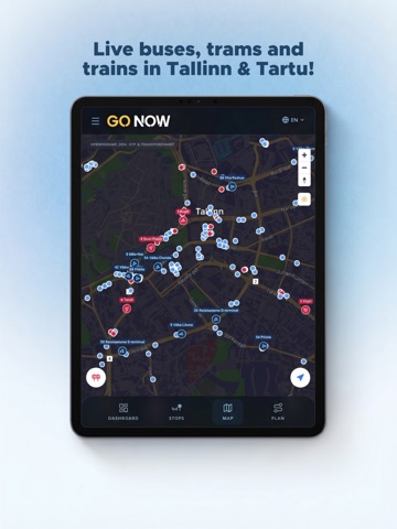 GO NOW - Estonian transport iPad screenshot