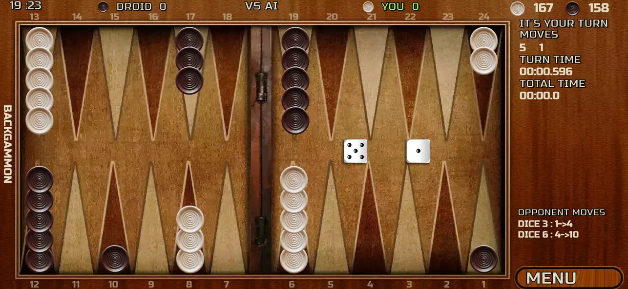 Screenshot #1 pour Backgammon jeux