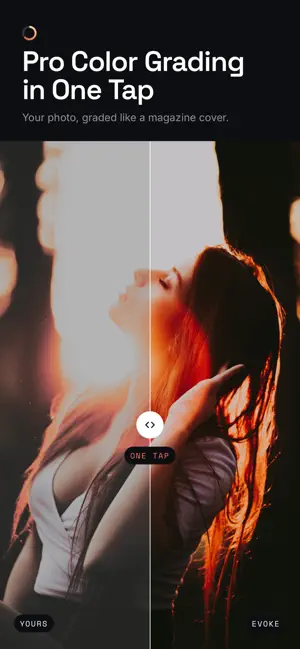 Evoke: AI Photo Color Grading screenshot 1