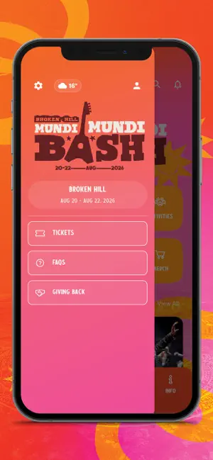 Mundi Mundi Bash iPhone screenshot 2