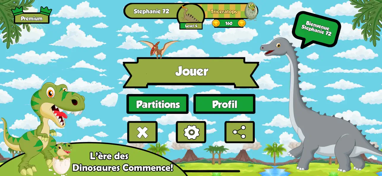 Screenshot #1 pour Dinosaurs Coloring for Kids