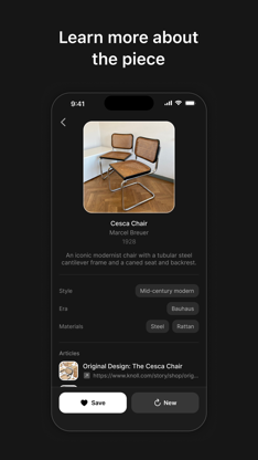 Marcel: Furniture Identifier screenshot 4